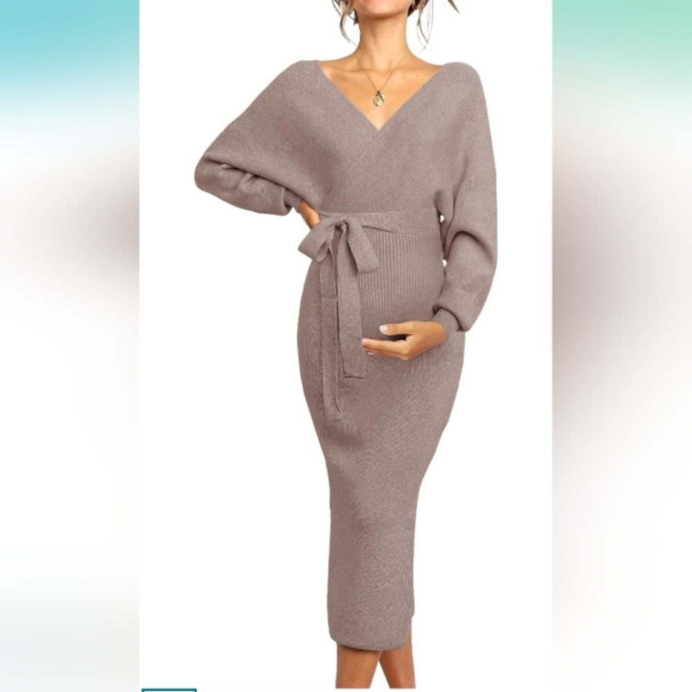 Maternity Nursing Dress Sweater Dress for Women